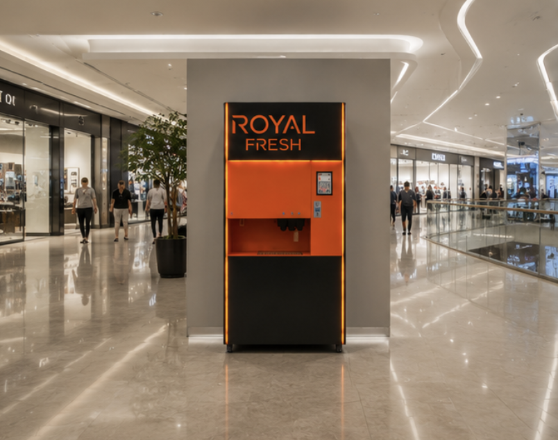 Royal Fresh vending machine real photo 3