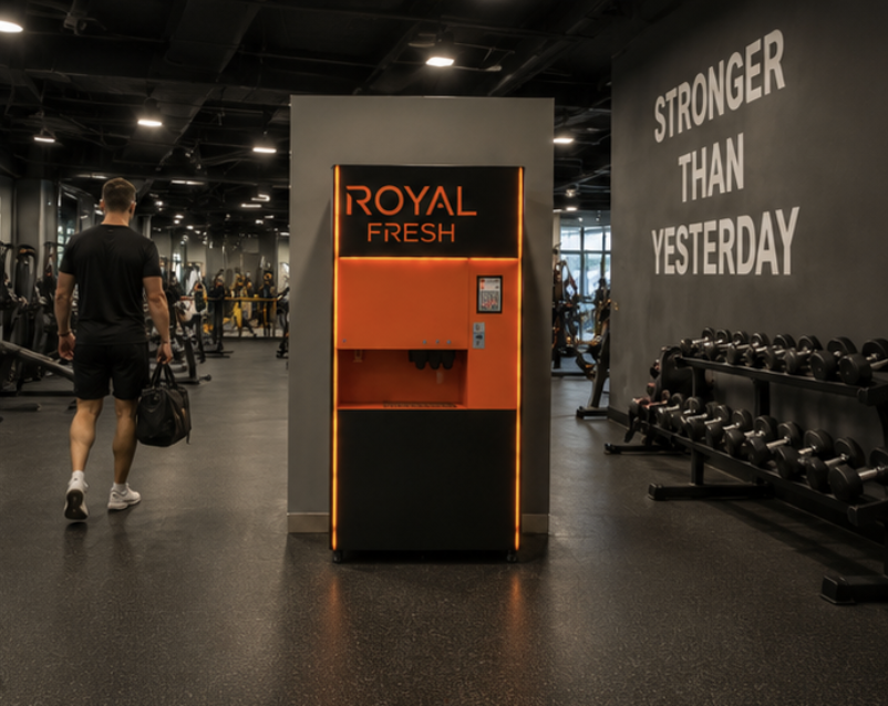 Royal Fresh vending machine real photo 4