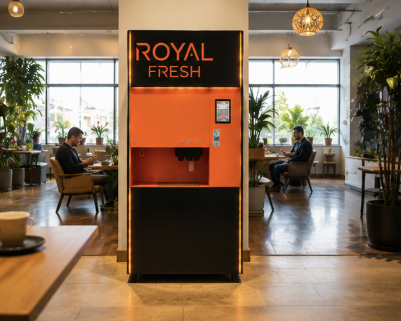 Royal Fresh vending machine real photo 5