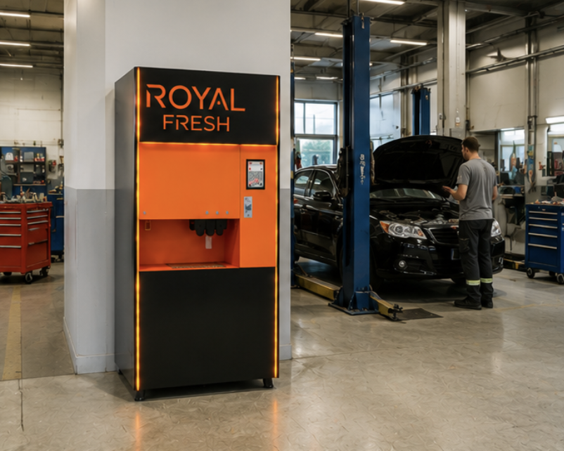 Royal Fresh vending machine real photo 6