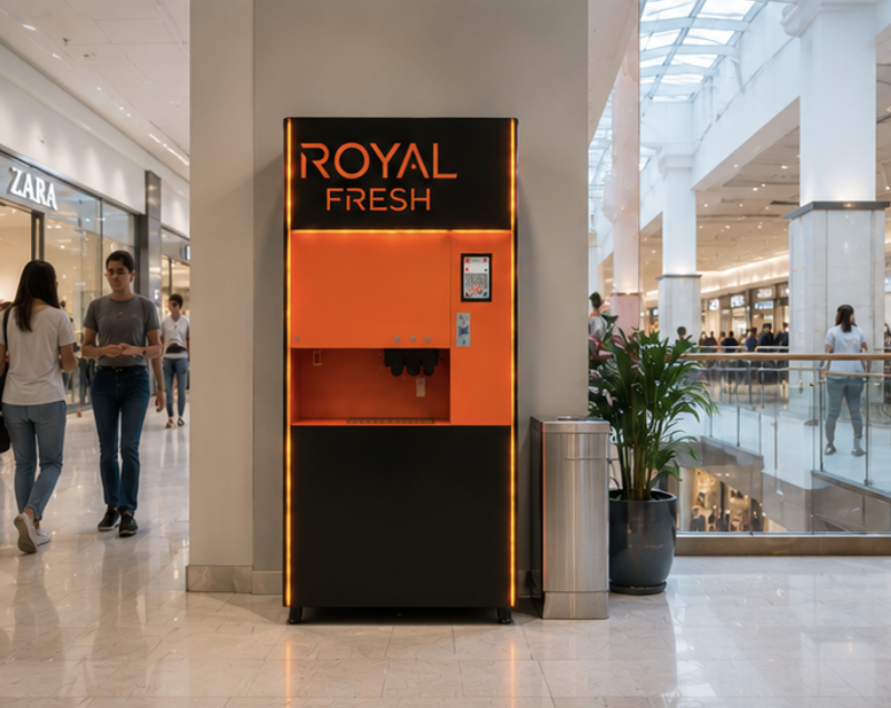 Royal Fresh vending machine real photo 7